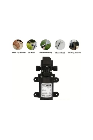 Boatshop1 1 Bilgisayar 6l Dak Kendinden Emişli 70w Dc12v Su Pompası Yüksek Basınç 130psı Dayanıklı Plastik Otomotiv Endüstriyel Kullanım