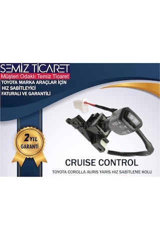 Esemiz Kapaklı Set 2013-2018 1.33 Life Corolla ve Auris Hız Sabitleme Kolu