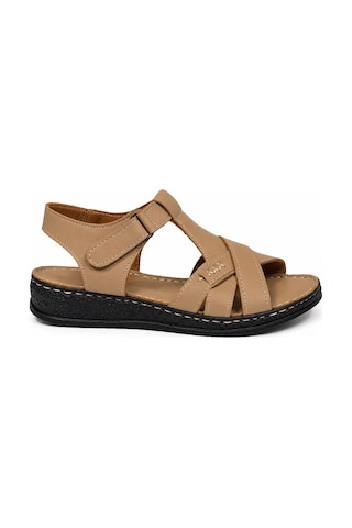 Erma Comfort Cross Kadın Sandalet Bej