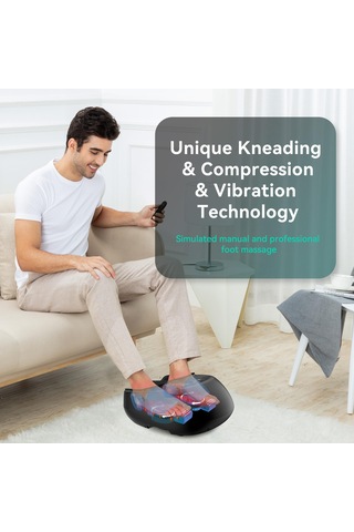 Isı Fonksiyonlu Ve Uzaktan Kumandalı Snailax Shiatsu Ayak Masajı, Derin Masajlı Elektrikli Ayak Masajı, Yuvarlanma Masajı, Sıkıştırma Ve Titreşim, Kadınlar Ve Erkekler İçin Hediye