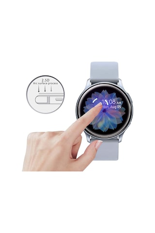 Samsung Uyumlu Galaxy Watch 4 44Mm 3D Cam Full Ekran Koruyucu