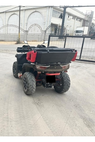 Segway 570 Atv Çantası 180 Litre Arka+80 Litre Ön+2 Adet Benzin Bidonu Kırmızı Siyah