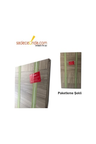 Sadeceonda Piyano Duvar Ayna 70Cm - Gümüş