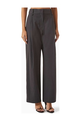 Acler Yüksek Bel Pantolon - - %73 Polyester, %21 Viskoz, %2 Lyocell, %2 Yün, %2 Elastan Siyah