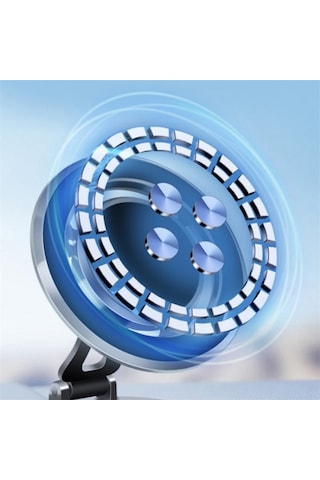 G168 Dönebilen Cep Telefonu Standı Araba Gösterge Paneli Ön Cam Manyetik Telefon Tutucu Gümüş