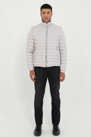 Dufy Taş Kapitone Slim Fit Erkek Mont-25287 Taş
