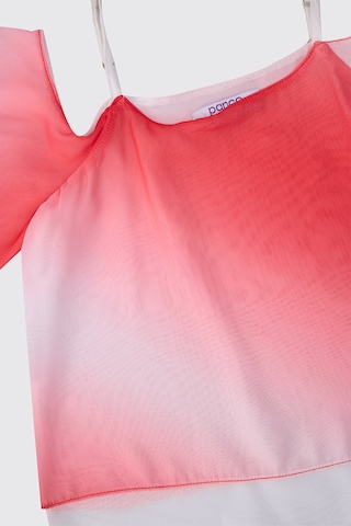 Panço Kız Çocuk Mercan Bluz 2611gk57039 Kırmızı