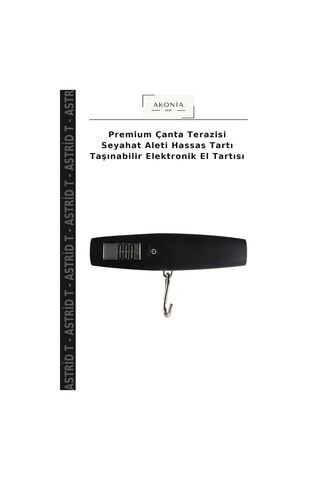 Premium Çanta Terazisi Seyahat Aleti Hassas Tartı Taşınabilir Elektronik El Tartısı