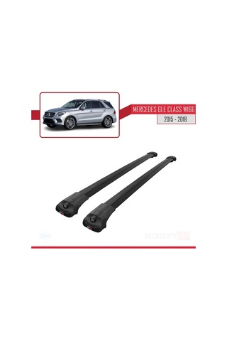 Mercedes Gle W166 2015-2018 Arası İle Uyumlu Ace-1 Ara Atkı Tavan Barı Siyah