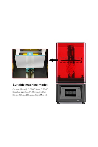 Dianziye 135x75mm Fotonlu Sabitleyici 3d Yazıcı Yaylı Çelik Plaka Ve Mıknatıs Seti - Kolay Kurulum & Çıkarma, Elegoo Mars/mars Pro/wanhao D7 Uyumlu