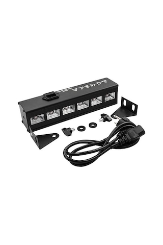 Pazly Uv Renkli Parti Otomatik Mor Led Lamba Işık Işık Işık Disko Dekorasyon Çubuğu Çok Blacklight 6 So Çok Renkli