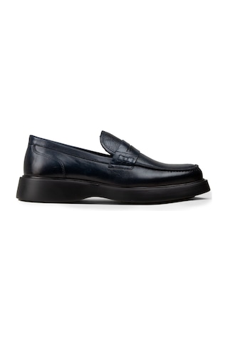Deery Erkek Hakiki Deri Lacivert Loafer - F6683mlcvp01 Lacivert