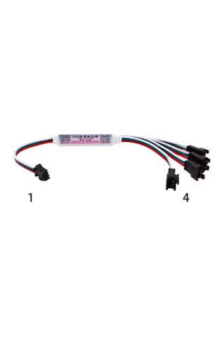 Pixel Led Çoklayıcı 4 Çıkışlı Ws2811- Ws2812b