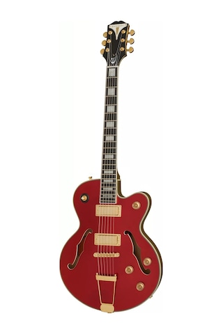 Epiphone Uptown Kat Es Elektro Gitar Ruby Red Metallic