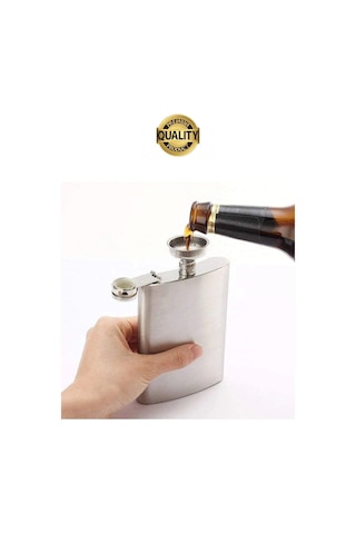 Limited Edition Sızdırmaz Paslanmaz Çelik 9 Oz Alkol Sıvı İçecek Kamp Cep Su Matarası Dayanıklı Çok Renkli