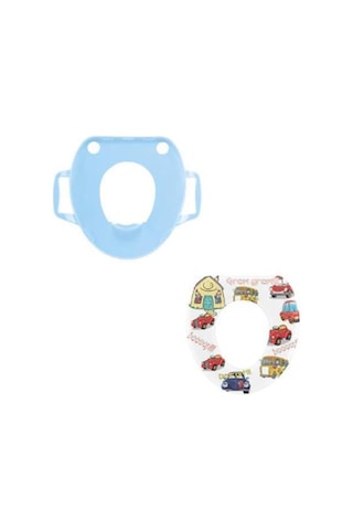 Softy Starlux Çocuk Klozet Adaptörü Mavi Beyaz