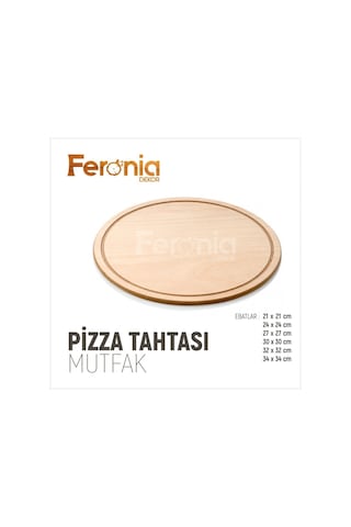 Ahşap Pizza Tahtası / Kesme Tahtası Ahşap
