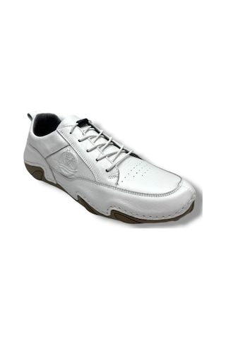 Sayar 362-26 Hakiki Deri Comfort Casual Erkek Ayakkabı Beyaz