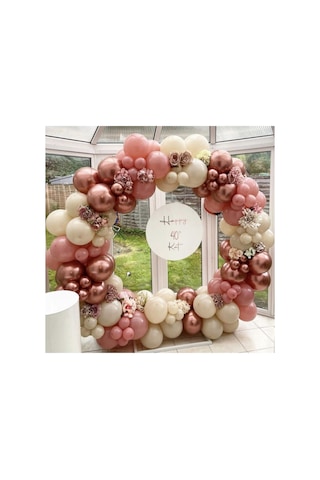 Krom Pembe Toz Pembe Ve Ten Rengi Balon Zinciri 100 Adet Mix Krom Pembe Toz Pembe Ve Ten Rengi Balon Zinciri 100 Adet Mix