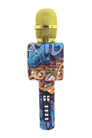 Doppler Graffiti Karaoke Mikrofonu Ses Değiştirme Özellikli Işıklı