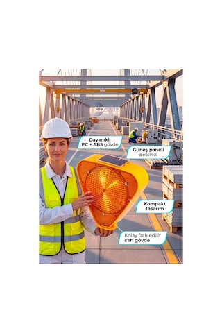 Mfk Plastik Güneş Enerjili Solar Flaşör