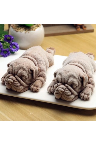 Yunboo Küçük Evler İçin Pratik Kullanıma Uygun Yumuşak Silikon Kedi Şekilli Çikolata-mousse-dondurma Kalıbı Orta Boy İnce Tip Diğer