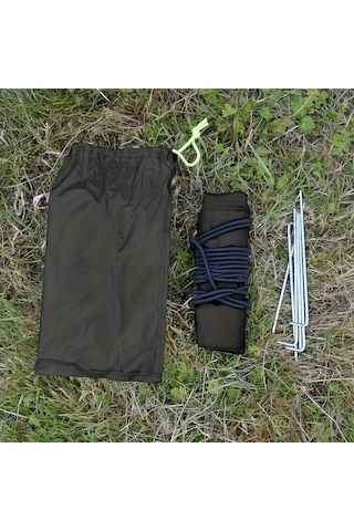 Willowhaven Siyah 1 Takım Polyester Karavan Branda Eteği Ve Rüzgarlık, T5 T6 Vw