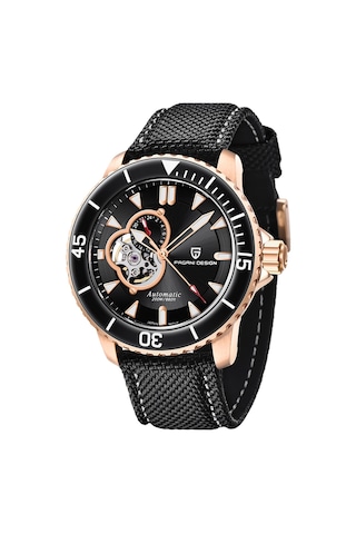 Pagani Design Pd-1674 Erkek 200m Su Geçirmez Tourbillon Saat Otomatik Mekanik Saat Safir Kristal Paslanmaz Çelik Çok Renkli