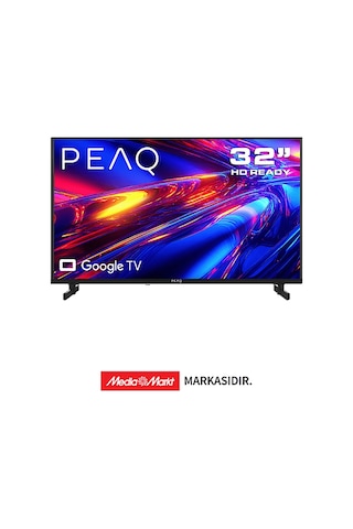 Peaq 32P8000 32" Smart TV Google İşletim Sistemli Dahili Uydu Alıcılı LED TV