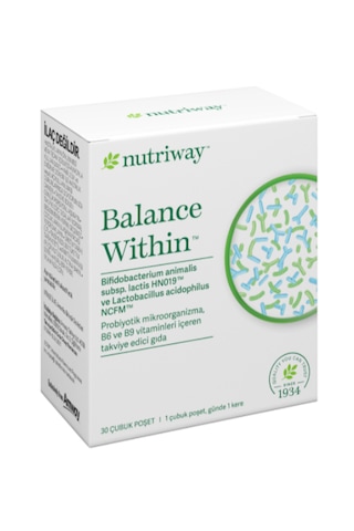 Amway Balance Within Probiyotik Mikroorganizma Nutriway 30 Saşe Amway Balance Within Probiyotik Mikroorganizma Nutriway 30 Saşe