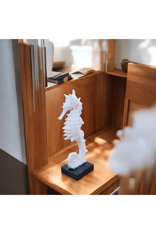 Dekoratif 3d Baskı Denizatı Heykeli - Boyut: 20 Cm