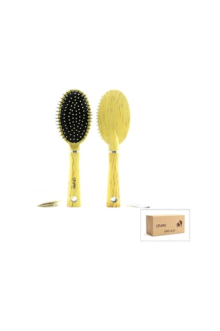 Onas Ons-831 Fön Ve Saç Fırçası Ve Tarak Oval Plastik Bambu Ahşap Renk - 12'li Paket Diğer