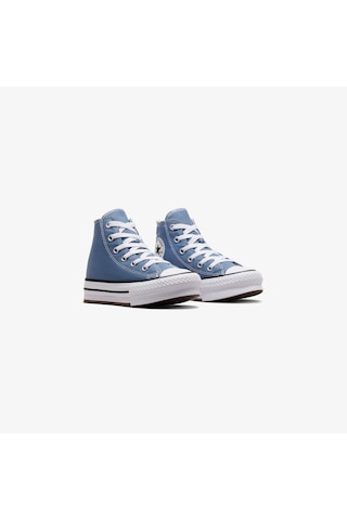 Converse Chuck Taylor All Star Eva Lift Çocuk Mavi Platform Sneaker A10782c Mavi