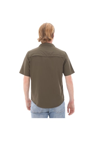 F0A4T1921L1-R The North Face M S-S Sequoıa Shırt Erkek T-Shirt Kahve 001