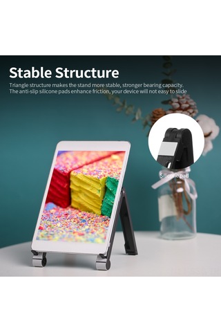 Springsun 3'lü Çok Fonksiyonlu Klaptop/tablet/ Telefon Ayakçısı - Ergonomik Yükseklik Ayarlı, Taşınabilir, 16 İnç'e Kadar Uyumlu, Pembe