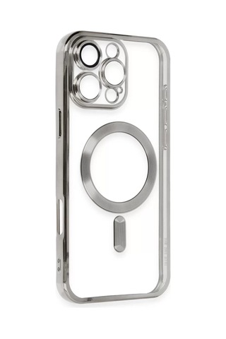 Apple Uyumlu Apple iPhone 16 Pro Max Kılıf Kross Magneticsafe Kapak - Titan Gri -