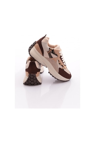Dgn 83144 Kadin Sneaker Ayakkabi Kahve Süet