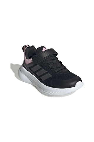 Adidas Fortarun 4.0 El C Siyah Kız Çocuk Spor Ayakkabı Siyah-Pembe