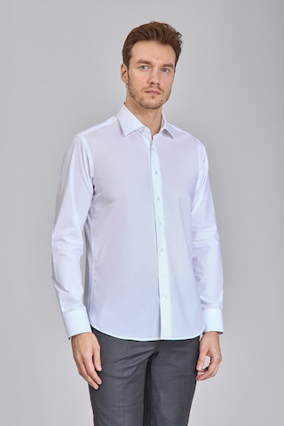 Bisse Klasik Yaka Uzun Kollu Regular Fit Erkek Gömlek Gmkls250048 D01 Beyaz