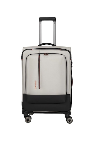 Travelite Travelit Crosslite 5.0 4w Trolley M Körüklü Orta Boy Valiz Bej