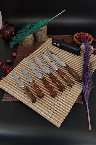 Sürmene 6'lı Mutfak Bıçak Seti Sebze Meyve Et Dilimleme