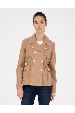 Pierre Cardin Kadın Bej Deri Mont-kaban 50284050-vr011 Bej