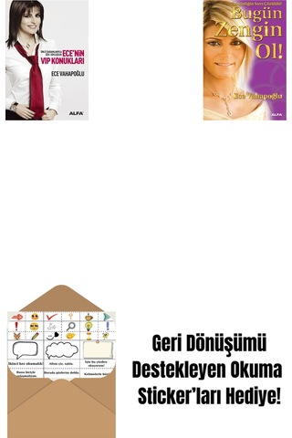 Ece'nin Vıp Konukları + Bugün Zengin Ol + Okuma Sticker'ları