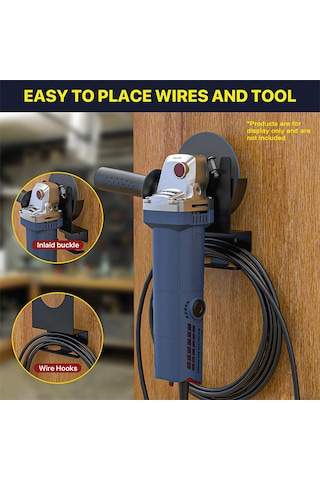 Springsun 2'li Duvara Monte Dayanıklı Taşlama Askısı - 5 İnç Açılı Taşlama İçin