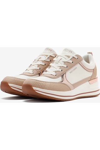 Skechers Billion 2 - Fine Shine Kadın Beyaz Günlük Ayakkabı 177345 Wnt Beyaz