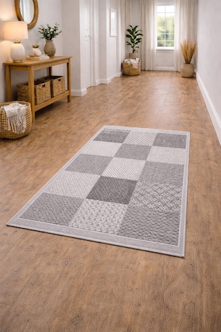 Merinos Rs Sisal 79269-096 Özel Kesme Halı Gri Çok Renkli