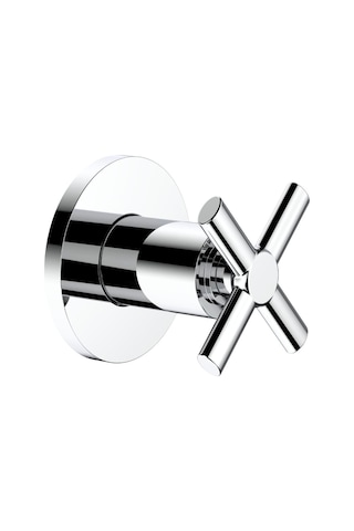 Roca Kesme Valfi, Aqua Cross, Krom, 1/2" A525168400 Gri