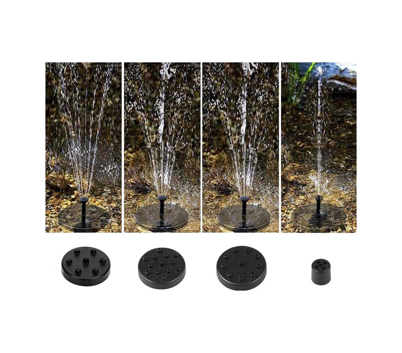 Dianziye Güneş Enerjili Dalgalı Kuş Banyosu Akışkan Fontanesi - Bahçe, Havuz, Teras İçin Verimli Su Pompa