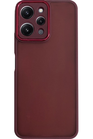 Xiaomi Redmi 12 Kılıf Freya Lazer Lens Kamera Çerçeveli Silikon Kapak