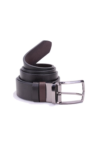 Dagoster Dmk26-465dg Siyah Kahve 4 Cm Çift Taraflı Hakiki Deri Erkek Kemer Siyah - Kahverengi